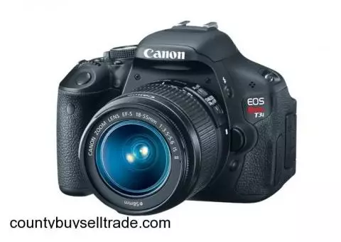 Canon T3i w/18-55mm and 55-250 lenses