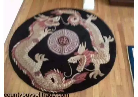 Unique Round Dragon Carpet