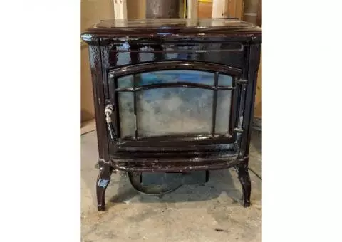 Franklin stove with blower