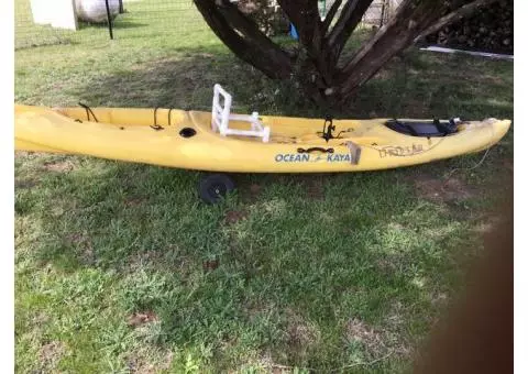 Ocean kayak 14 foot with accessories