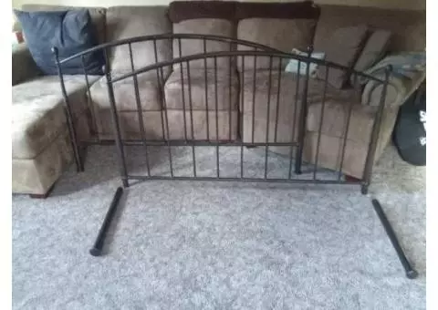 Wrought Iron Bed Frame (Pottery Barn)