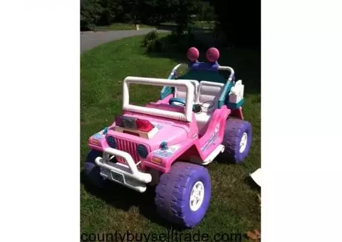 barbie jeep