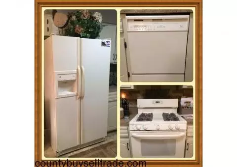 GE Whirpool Stove Dishwasher & Refridgerator  - Must go!!