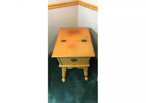 Vintage End Table - Humidor / Open top / One Owner