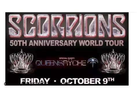 Scorpions & Queensyche Tickets