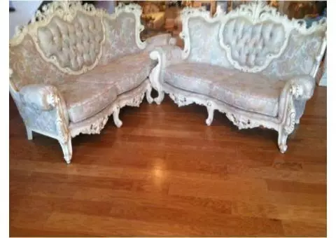 Provincial Sofa and Love Seat