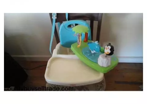 High chair and booster seat
