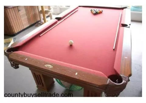 Connelly 8ft. pool table