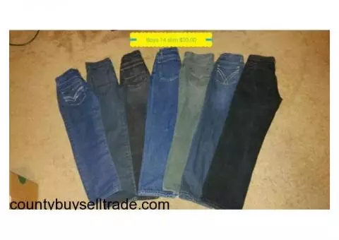 Boys blue jeans