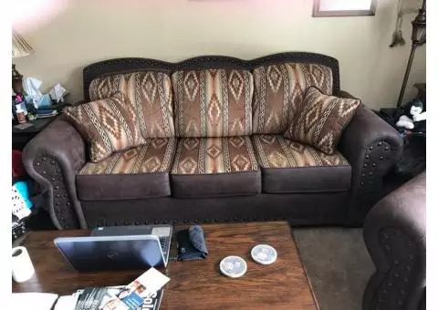 Southwest couch and chair.