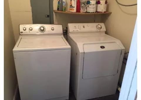 washer and gas dryer