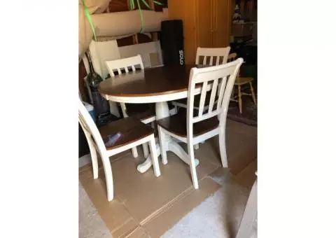 Kitchen table with four chairs