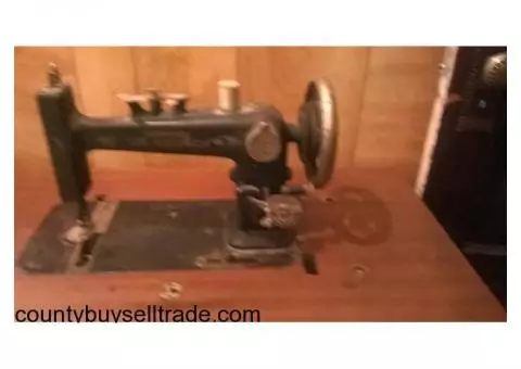 Antique sewing machines
