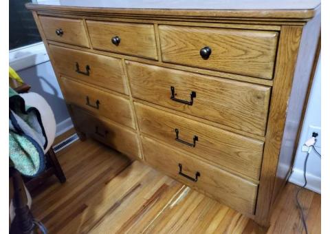 9 drawer dresser with mirror