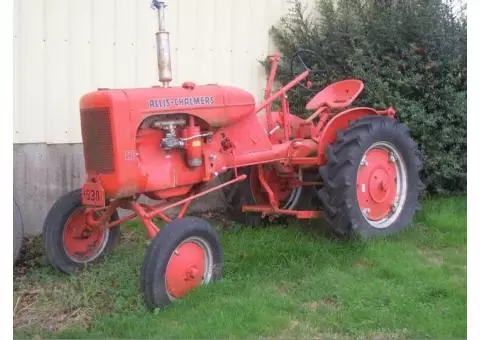 1938 Allis Chalmers Tractor