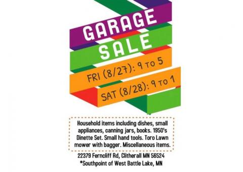Garage - Moving Sale