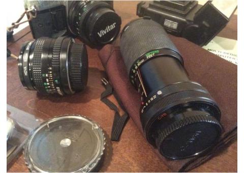 Camera lenses and supplies