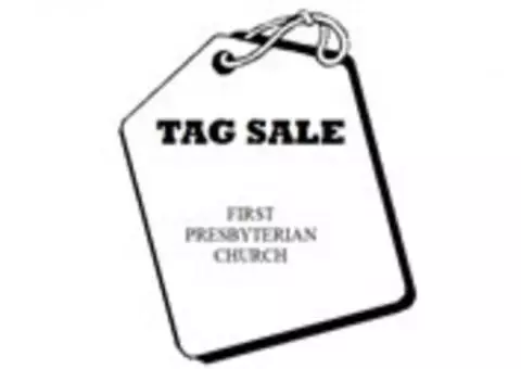 Tag & Bake Sale, First Presbyterian Church