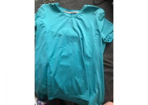 Adidas Teal shirt size L (cash only please)
