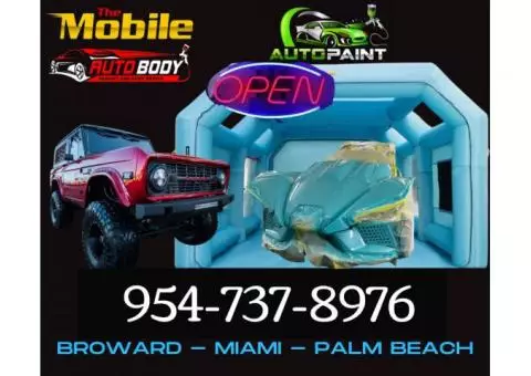 Mobile Body Shop , Auto Paint , Bumpers , Fenders , Hoods,  Brand new parts starting $89