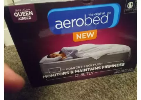 Aerobed queen blow up mattress