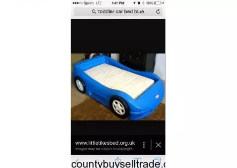 Car toddler bed