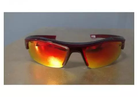 Red youth under armor nitro sunglasses