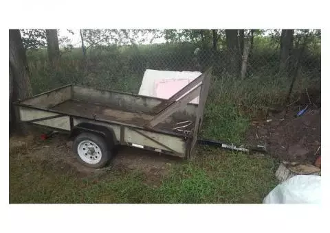 4 X 8 Tilt Bed Trailer