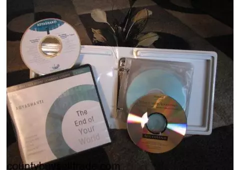 ADYASHANTI - SpiritConscious-Self guided course/Meditation/Talks 2 full CD sets