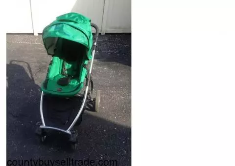 Infant car seat, base, and stroller