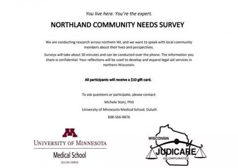 Northland Community Needs Survey- Participants Wanted