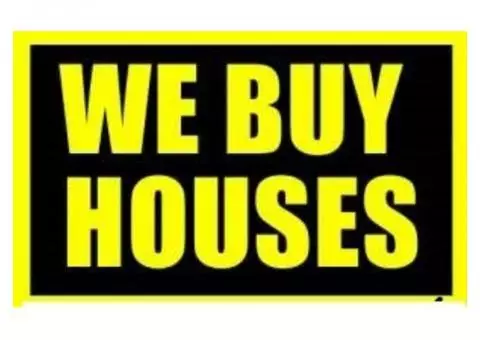 We Buy Houses Fast!
