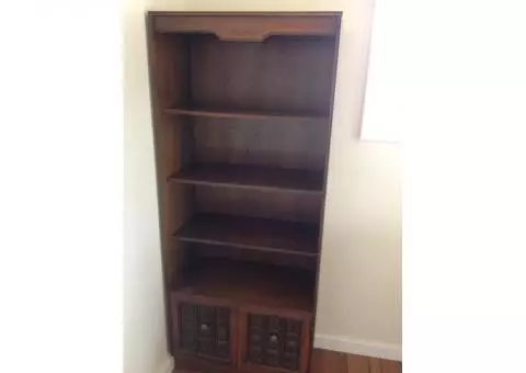 3 Solid Wood Bookcases