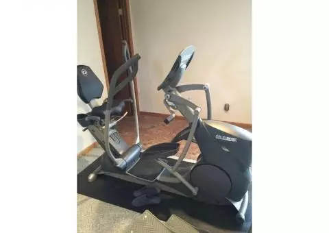 Recumbent Elliptical with adjustable seat and moving arms