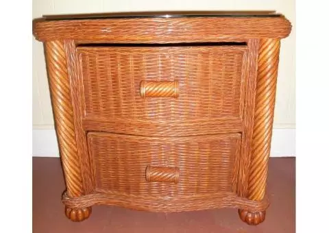 Wicker End Tables/Night Stands