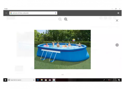 Intex Oval Frame Pool 20' X 12'