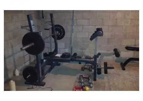 Powerhouse Weight Bench with Weights