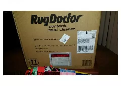 New/unopened - Rug Doctor Portable Spot Cleaner Complete Package - $199 (Kent)