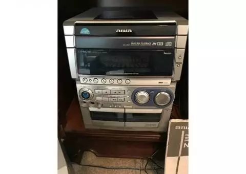 AIWA CD,Cassette, and Radio  Stereo System