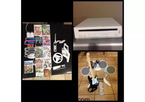 Wii and accessories  like brand new