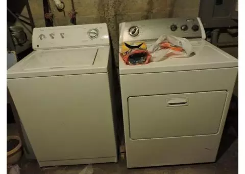 washer and dryer